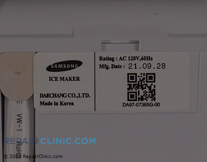Ice Maker Assembly DA97-07365G Alternate Product View