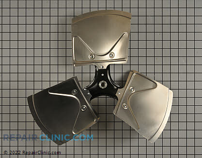 Fan, 3 blade, aluminum, 19" dia, 33 degrees pitch, FAN03753 Alternate Product View
