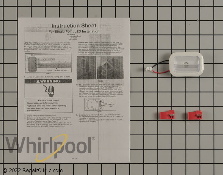 LED Light W10695459 Alternate Product View