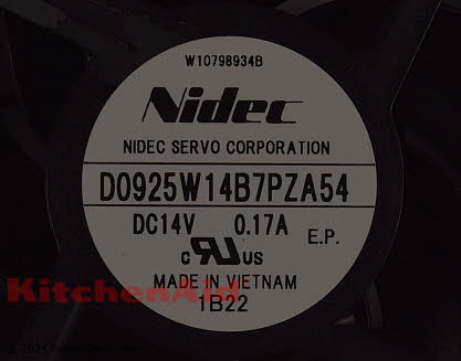 Evaporator Fan Motor W11340145 Alternate Product View