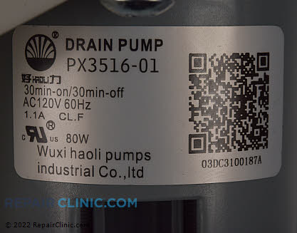 Drain Pump DC97-19289F Alternate Product View