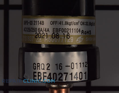 Pressure Switch EBF40271401 Alternate Product View