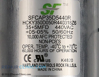 Capacitor SFCAP35D5440R Alternate Product View
