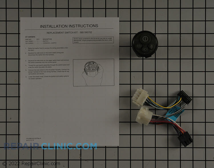 Lawn Mower Ignition Switch 586590705 Husqvarna Ignition Switch