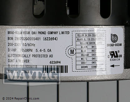 Fru, mtr, prog, dm2xf, 3/4hp, 10x10, r4gd M0090921R Alternate Product View