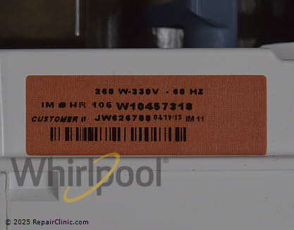 Ice Maker Assembly WPW10457318 Alternate Product View