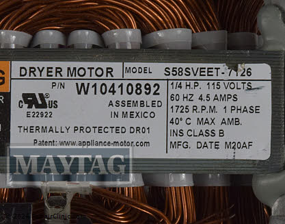 Drive Motor W10410999 Alternate Product View