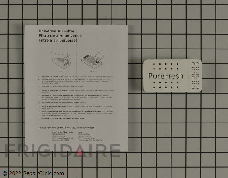 FRPFUAF1 Frigidaire Refrigerator Air Filter