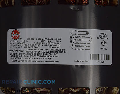 Blower Motor 1014028 Alternate Product View