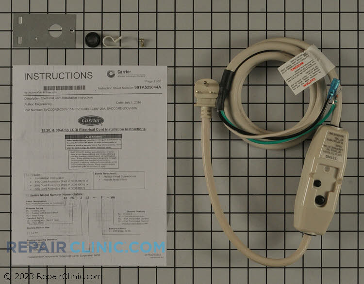 Power Cord SVCCORD230V15A Alternate Product View