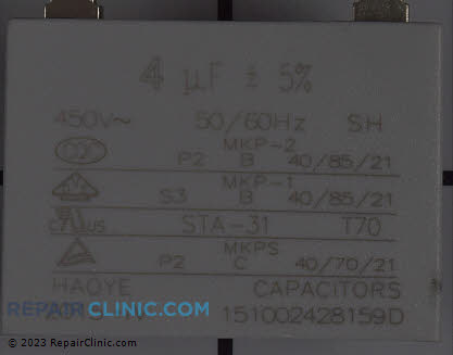 Capacitor WJ20X20606 Alternate Product View