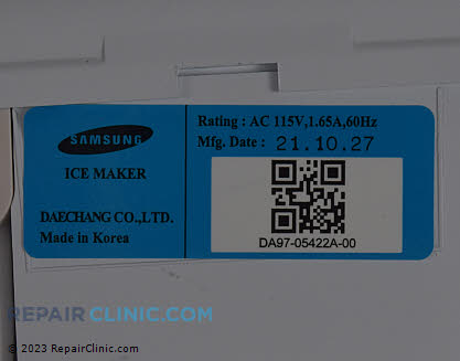 Ice Maker Assembly DA97-05422A Alternate Product View