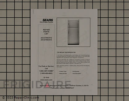 Parts Catalog 5995679247 Alternate Product View