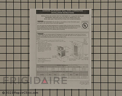 Installation Instructions 318201536 Alternate Product View