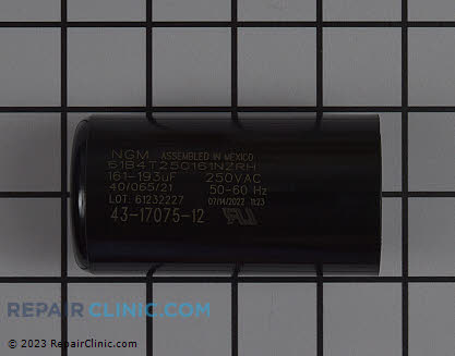Start Capacitor 43-17075-12 Alternate Product View