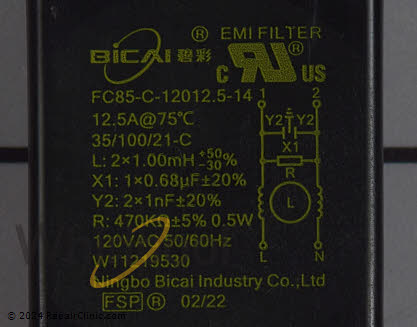 Noise Filter W11316771 Alternate Product View
