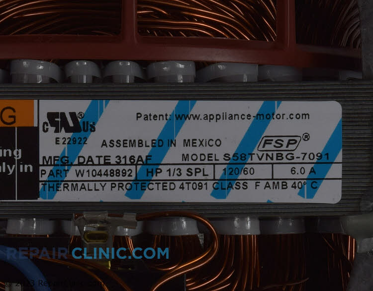 279827 Dryer Drive Motor | Repair Clinic