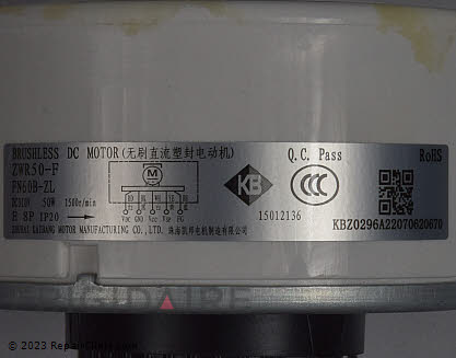 Fan Motor 5304502362 Alternate Product View