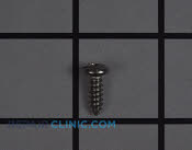 Kick plate screw - black - Part # 1091019 Mfg Part # WR01X10457