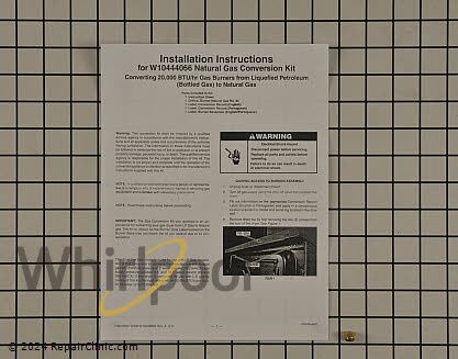 Conversion Kit W10444066 Alternate Product View
