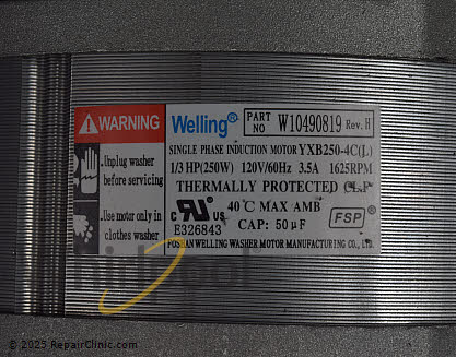 Drive Motor WPW10490819 Alternate Product View