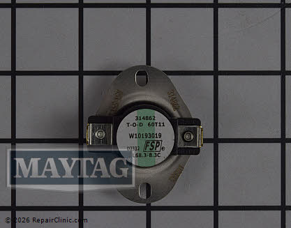 High Limit Thermostat WPW10193019 Alternate Product View