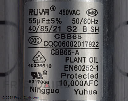 Capacitor 5304512385 Alternate Product View