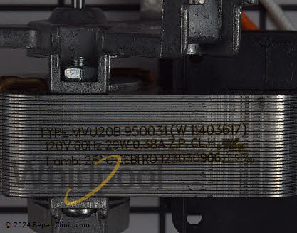 Convection Motor W11582241 Alternate Product View