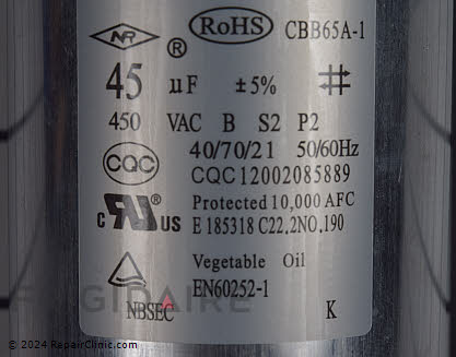 Capacitor 5304512379 Alternate Product View