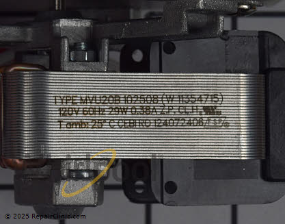 Convection Motor W11617227 Alternate Product View