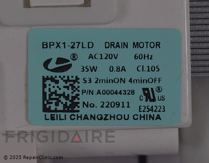 Drain Pump A00044328 Alternate Product View