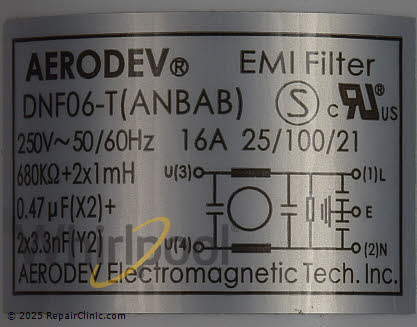 Emi-filter W10792503 Alternate Product View