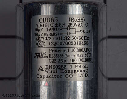 Capacitor 5304512435 Alternate Product View