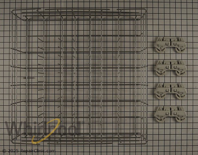 Whirlpool W10161215 Dishrack Dishwasher LOWER BOTTOM Dish Rack