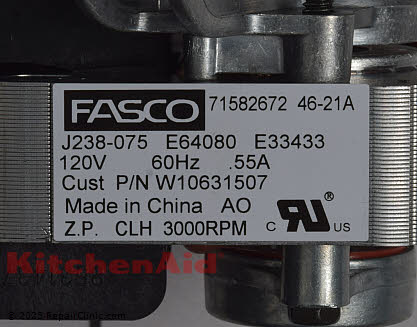 Convection Motor W10794022 Alternate Product View