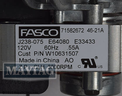 Convection Motor W10794022 Alternate Product View