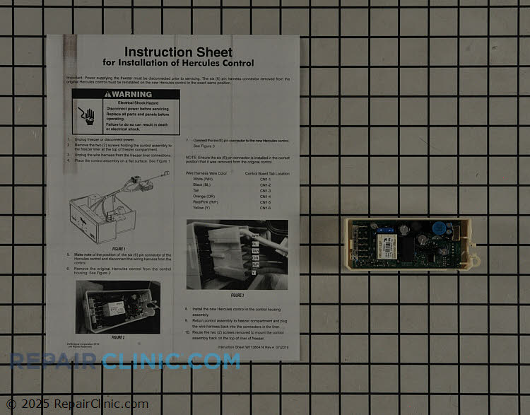 W11382527 User Control and Display Board