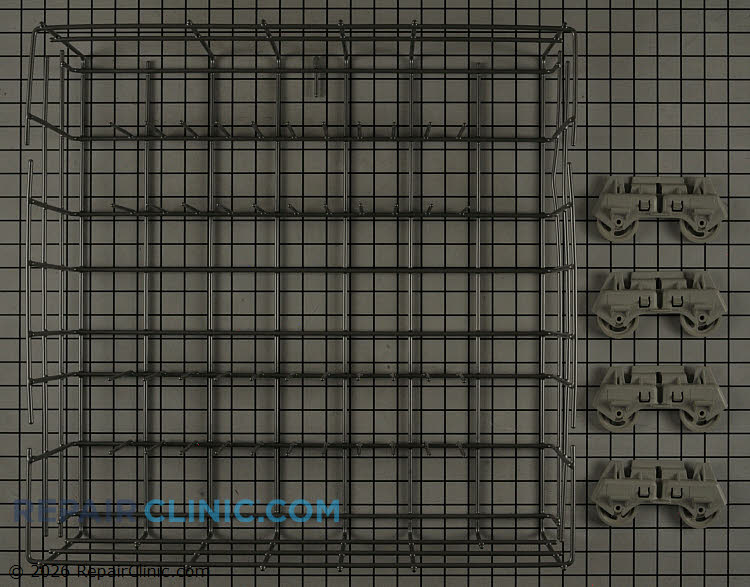 W10161215 Lower Dishrack Assembly