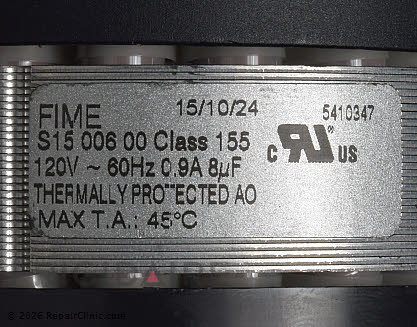 Vent Fan Motor 5304491589 Alternate Product View
