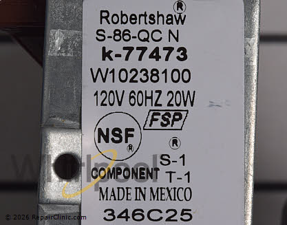 Water Inlet Valve WPW10238100 Alternate Product View