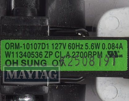 Evaporator Fan Motor W11499658 Alternate Product View