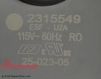 Evaporator Fan Motor WP2315549 Alternate Product View