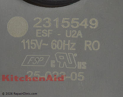 Evaporator Fan Motor WP2315549 Alternate Product View